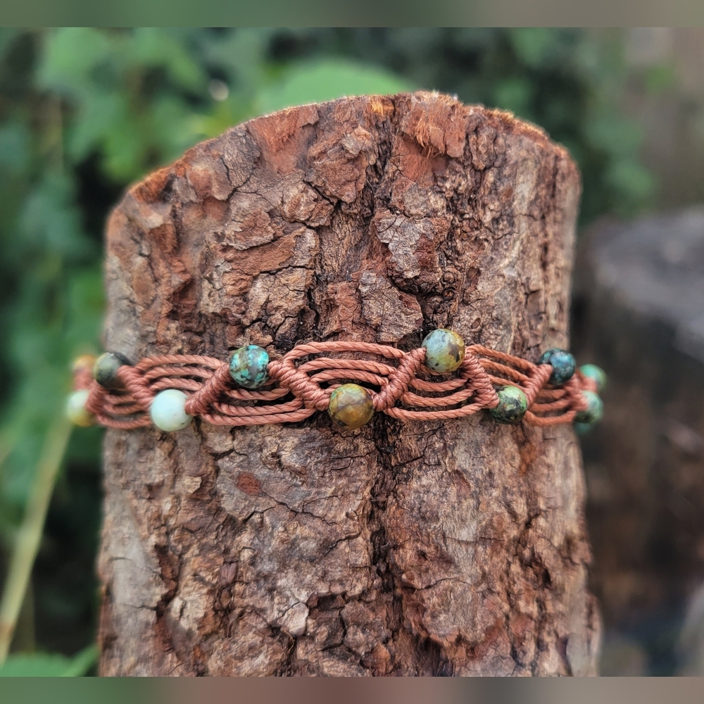 Handmade Boho Gypsy Hippie Yoga Macrame Bracele